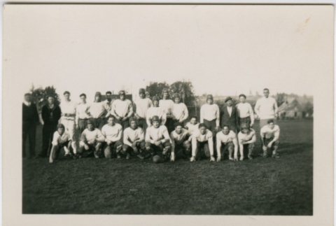 Football team and coaches (ddr-densho-313-45)