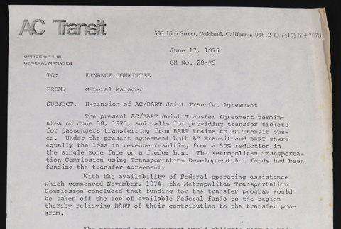 Letter from Alan L. Bingham to Finance Committee (ddr-densho-433-542)