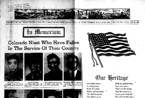 Colorado Times Vol. 31, No. 4317 (May 29, 1945) (ddr-densho-150-30)