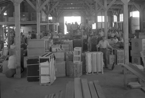 Employees inside a warehouse in Minidoka (ddr-fom-1-705)