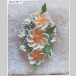 Pin with shells arranged like flowers (ddr-densho-539-153)