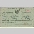 Registration certificate (ddr-densho-324-78)