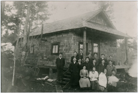 A group in front of a house (ddr-densho-353-33)