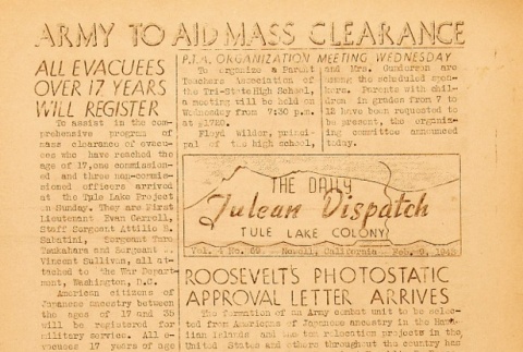 Tulean Dispatch Vol. 4 No. 69 (February 9, 1943) (ddr-densho-65-155)