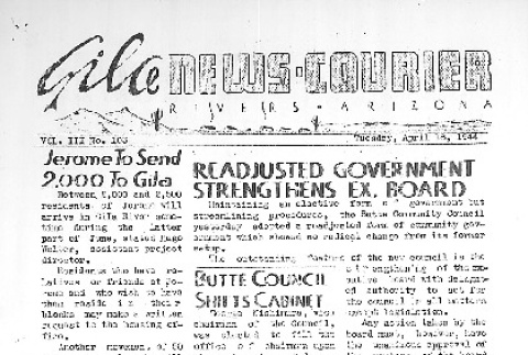 Gila News-Courier Vol. III No. 103 (April 18, 1944) (ddr-densho-141-258)