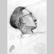 Drawing of man (ddr-densho-1007-469)