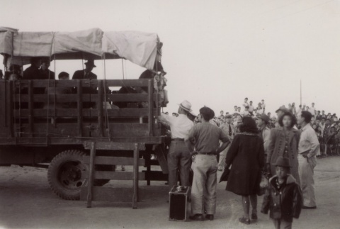 Arrival of Japanese Americans in camp (ddr-densho-161-26)