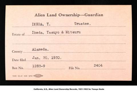 Alien Land Ownership-Guardian record (ddr-ajah-6-449)