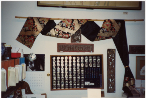 Display of textile (ddr-densho-424-873)