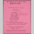 Meeting flyer for Asian Pacific/Islander Student Union (ddr-densho-530-21)