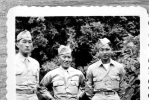Three on grass (ddr-densho-1007-447)