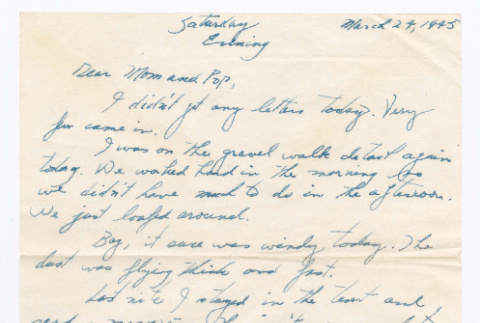 Letter from Tadashi Ishida to Mr. & Mrs. Y Ishida (ddr-densho-535-156)