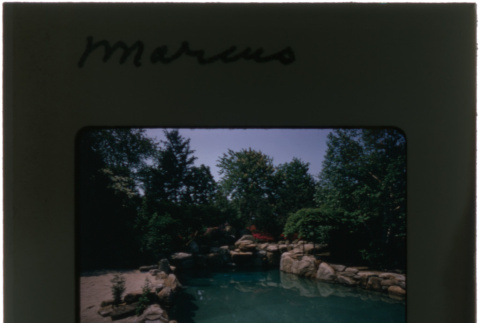 Pool and garden at the Marcus project (ddr-densho-377-456)