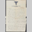 Letter from Wm Beamount General Hospital, March 29, 1946 (ddr-csujad-49-152)