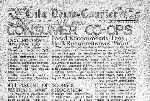 Gila News-Courier Vol. II No. 8 (January 19, 1943) (ddr-densho-141-42)