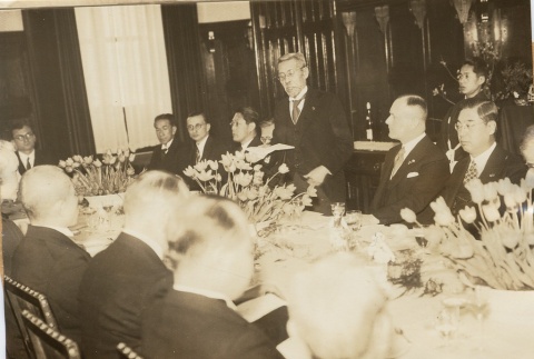The Prime Minister speaking at a formal dinner (ddr-njpa-1-1007)