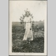 Pauline Sakahara standing in a field (ddr-densho-316-25)