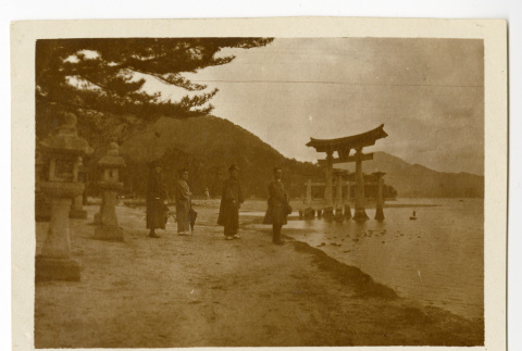 Torii gate of Itsukushima Shrine (ddr-csujad-42-261)