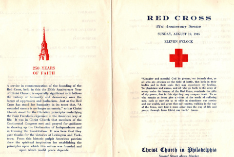 Red Cross 81st Anniversary Service Program (ddr-densho-563-34)