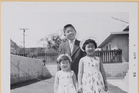 William, Susan and Leslie Shiomi (ddr-densho-522-576)