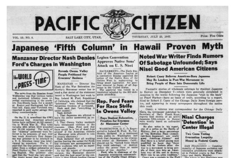 The Pacific Citizen, Vol. 15 No. 8 (July 23, 1942) (ddr-pc-14-11)