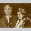 A couple wearing leis (ddr-njpa-1-415)