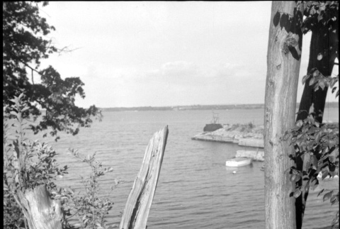 View of pier from shore (ddr-densho-329-702)