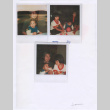 Page with copies of three polaroid photos (ddr-densho-430-354)