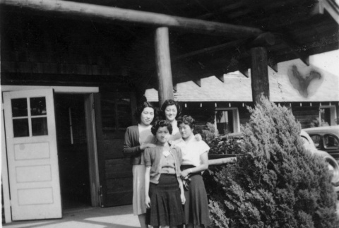 Nisei women on porch (ddr-densho-136-14)