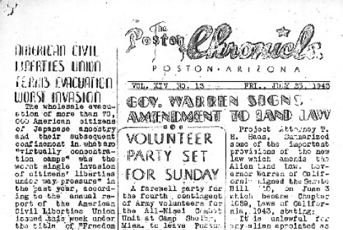 Poston Chronicle Vol. XIV No. 13 (July 23, 1943) (ddr-densho-145-369)
