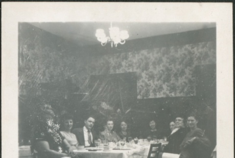 Employees of Charles Abel, Incorporated at a dinner (ddr-densho-298-230)