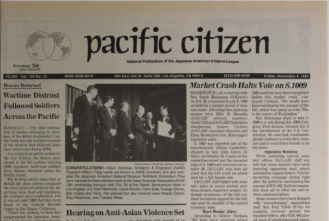 Pacific Citizen, Vol. 105, No. 15 (November 6, 1987) (ddr-pc-59-40)