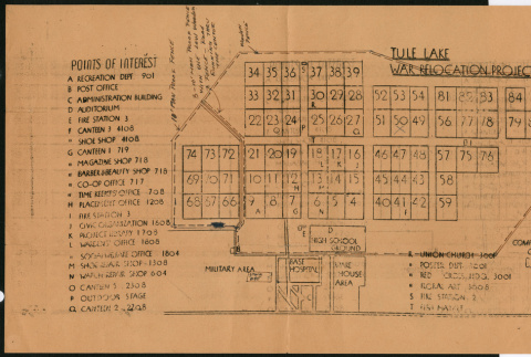 Map of Tule Lake (ddr-densho-493-106)
