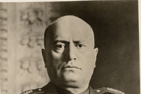 Benito Mussolini in military dress (ddr-njpa-1-934)