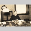 Mineo Osumi at his desk (ddr-njpa-4-1795)