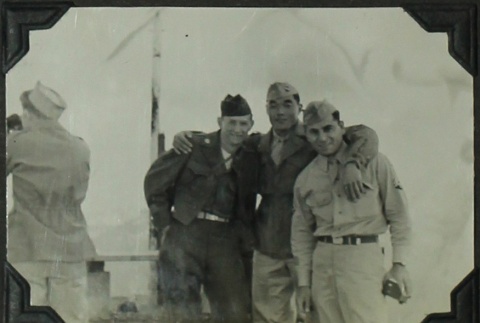 Three soldiers posed (ddr-densho-201-249)
