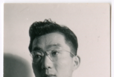 Portrait of a man in glasses (ddr-densho-475-13)