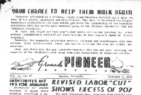 Granada Pioneer Vol. II No. 27 (February 5, 1944) (ddr-densho-147-140)
