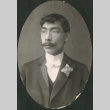 Portrait of man with boutonniere (ddr-densho-293-96)