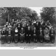 Group of women posing for photo with Rev. Joshin Motoyoshi (ddr-ajah-3-232)