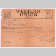 Telegram from Tadashi Ishida to Mrs. Y Ishida (ddr-densho-535-403)