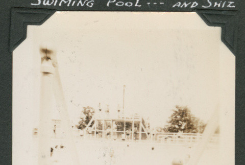 Man in swimming pool (ddr-densho-545-37)
