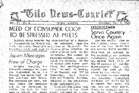 Gila News-Courier Vol. II No. 4 (January 9, 1943) (ddr-densho-141-38)