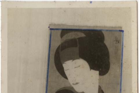 Sketch propped on small stool (ddr-densho-426-872)