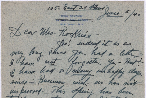 Letter to Agnes Rockrise (ddr-densho-335-401)
