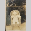 Nisei baby in wicker chair (ddr-densho-259-150)