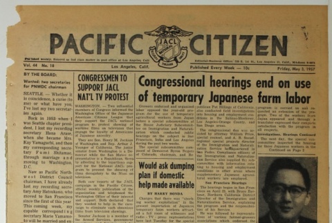 Pacific Citizen, Vol. 44, No. 18 (May 3, 1957) (ddr-pc-29-18)