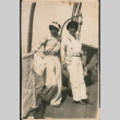 Two women on a boat (ddr-densho-523-47)