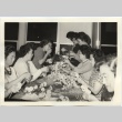 Women's auxiliary group making flower centerpieces (ddr-jamsj-1-410)