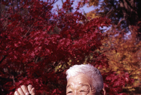 Fujitaro Kubota in the Garden (ddr-densho-354-265)